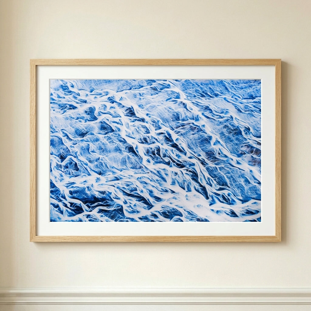 Edition Framed Print displayed on a wall in a styled interior setting
