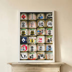 Classic Framed Print in large size, white frame, mounted without a mat