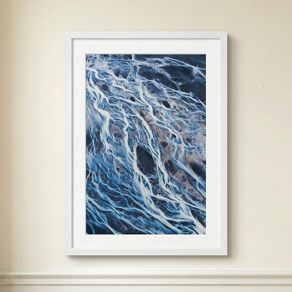 Edition Framed Print in extra-large size, white frame
